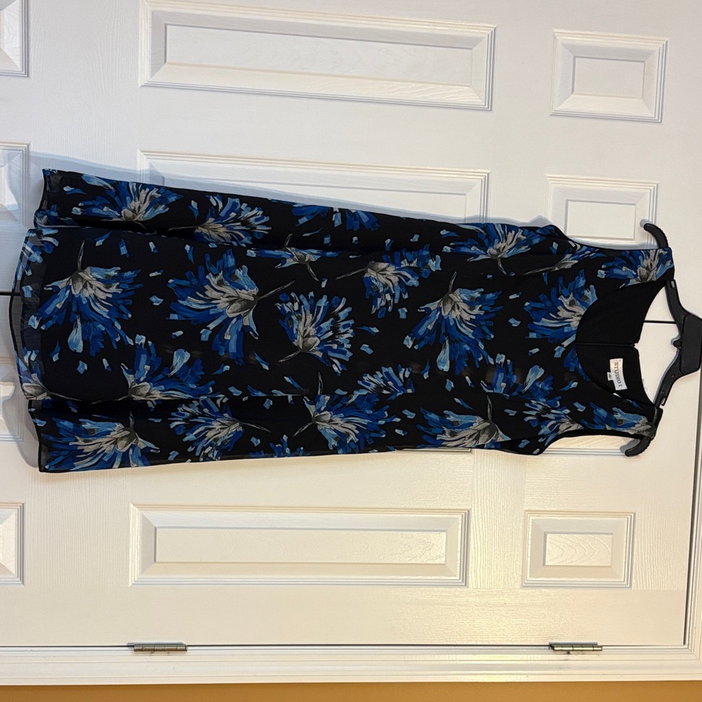 Studio I Black Dress with Floral Design